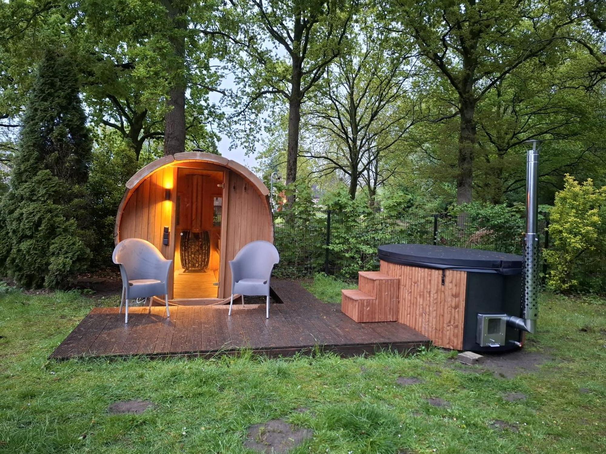 La Casa Pacha Mama Sauna En Hottub Ewijk Ngoại thất bức ảnh