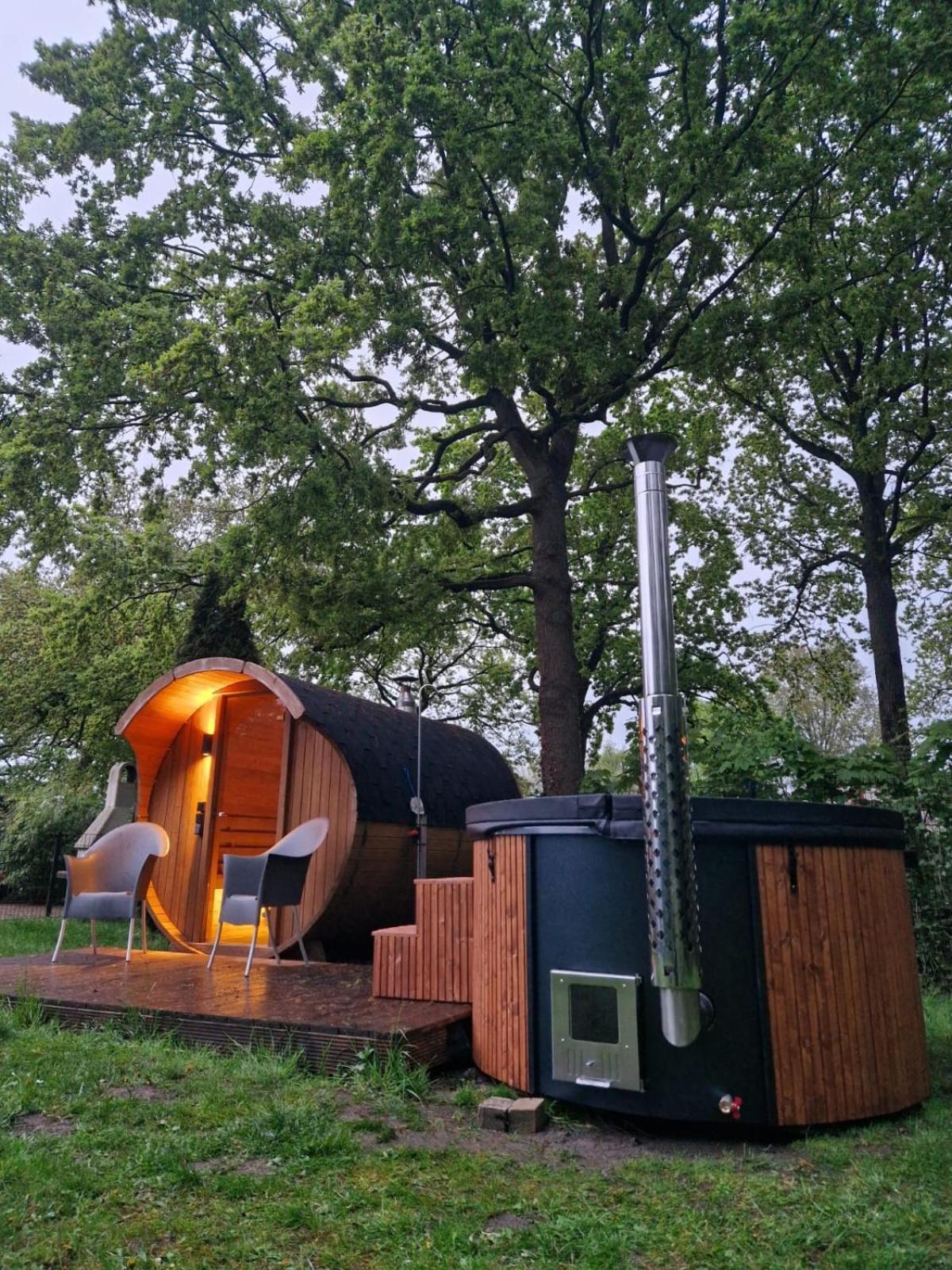 La Casa Pacha Mama Sauna En Hottub Ewijk Ngoại thất bức ảnh